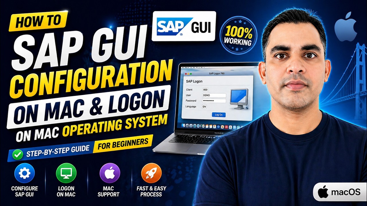 Настройка SAP GUI на Mac и вход в операционную систему Mac