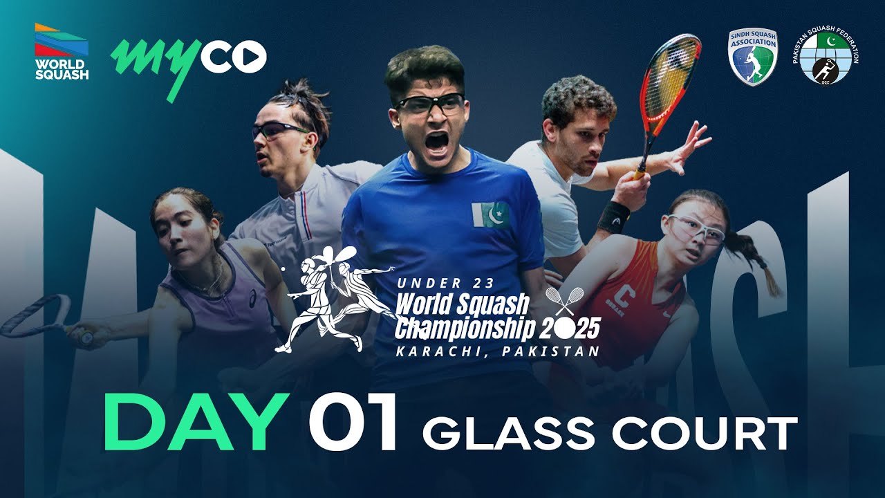 1st Day of Under 23 World Squash Championships 2025