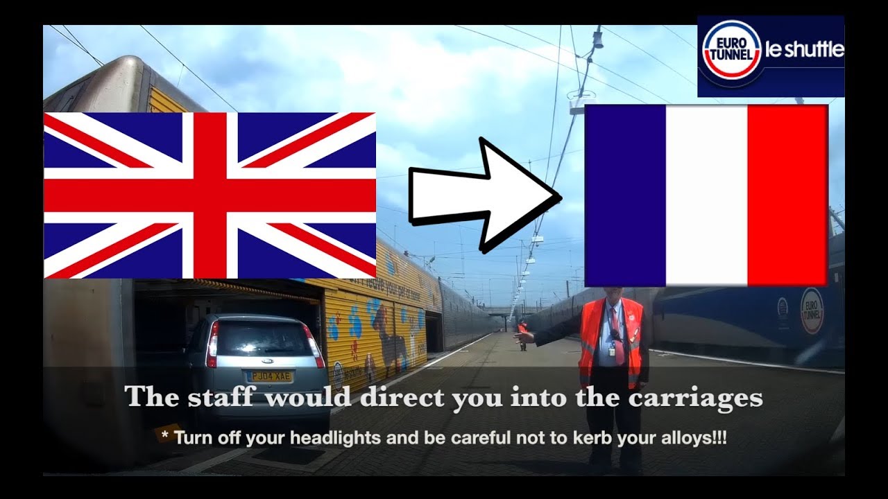 EUROTUNNEL UK TO FRANCE BY CAR - FOLKESTONE TO CALAIS STEP BY STEP