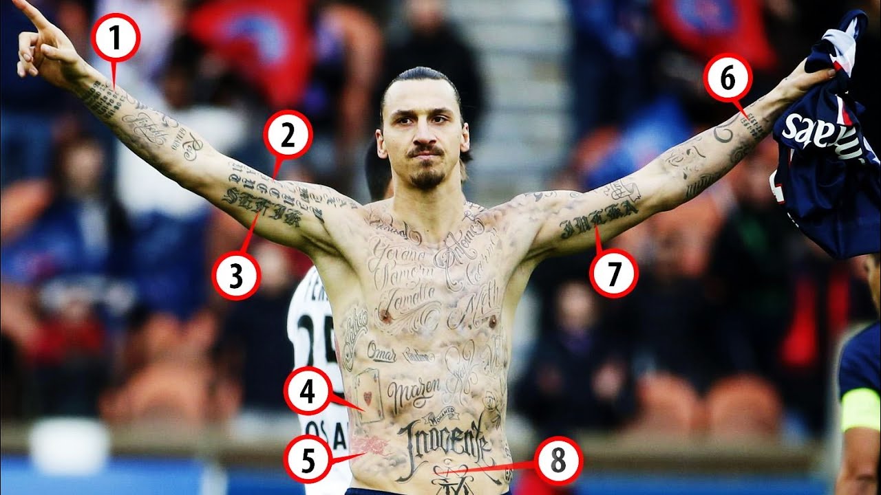 ZLATAN IBRAHIMOVIC TATTOOS AND ITS MEANINGS
