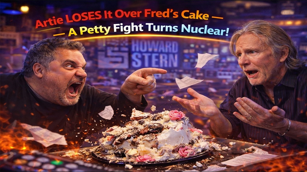 Artie LOSES It Over Fred’s Cake — A Petty Fight Turns Nuclear!🍰🔥 - Howard Stern Show