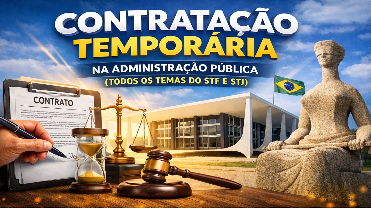 Contratação Temporária ⚖️ TODOS os Repetitivos ⚠️