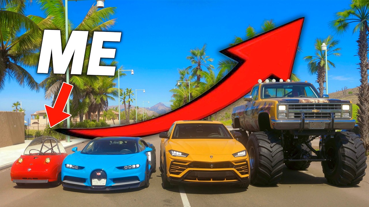 Forza, But Our Cars Get Bigger!