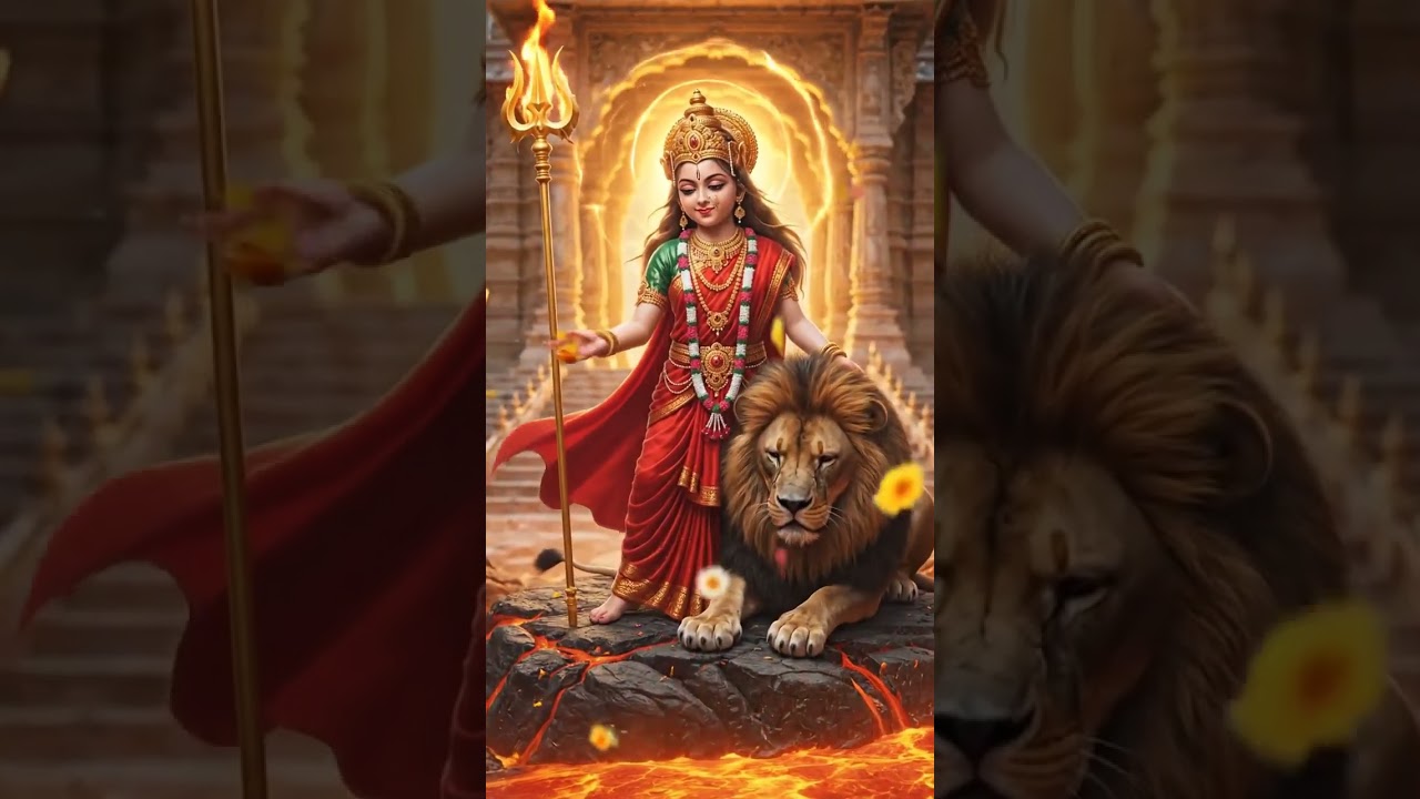 Jai Mata Di 🔱 Durga Maa Powerful AI Status | Navratri Special #durgamaa #jaimatadi