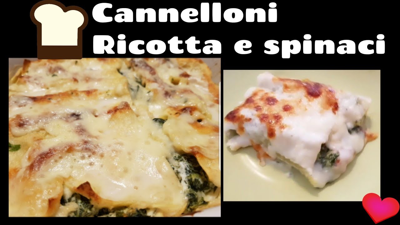 CANNELLONI RICOTTA E SPINACI | RICETTA VEGETARIANA | PRANZO DELLA DOMENICA