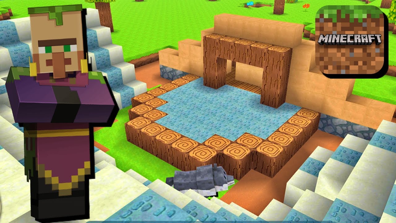 Minecraft - How to build a Theatre - World Building Craft - Gameplay Android iOS