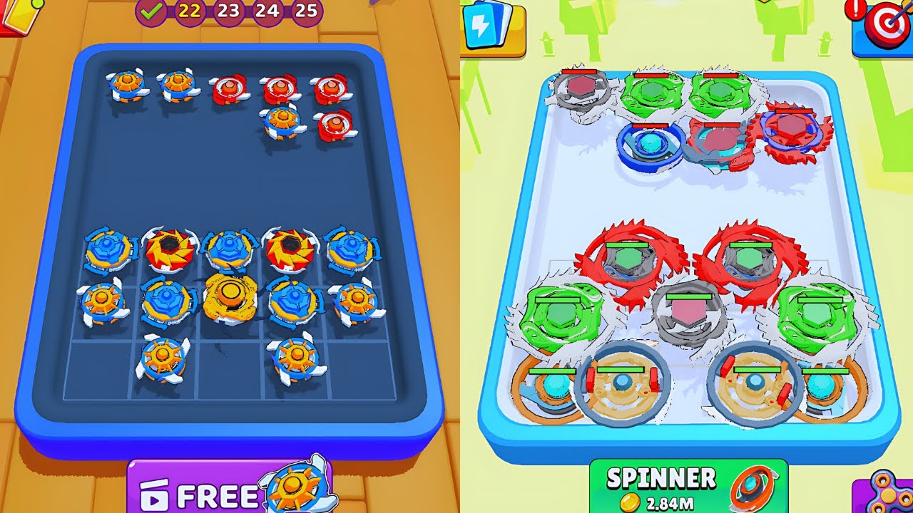 Merge Spinner Monster Battle Vs Blade Fight Merge Spinner Master Max Level Gameplay