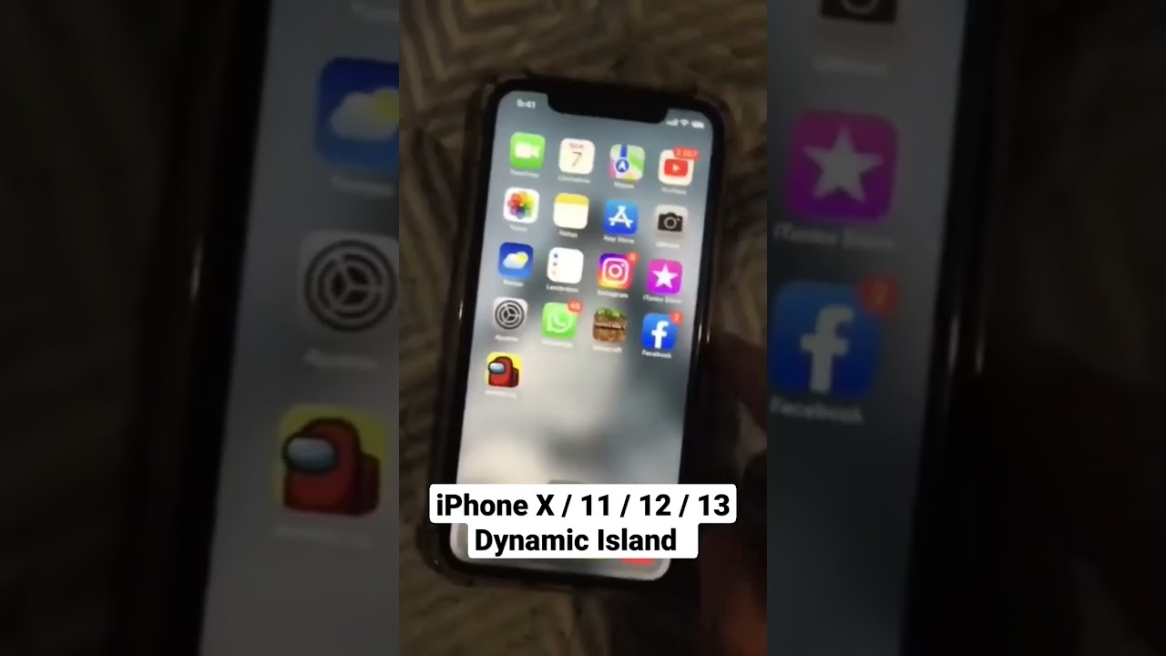 iPhone X / 11 / 12 / 13 Dynamic Island  #tech #android #phone  #iphone #apple