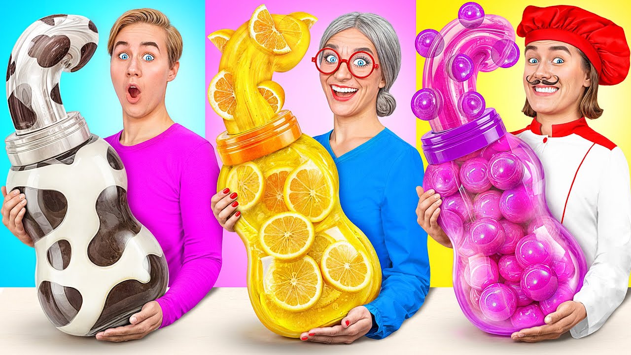 Кулинарный Челлендж: Я против Бабушки | Смешные Кухонные Войны от Multi DO Joy