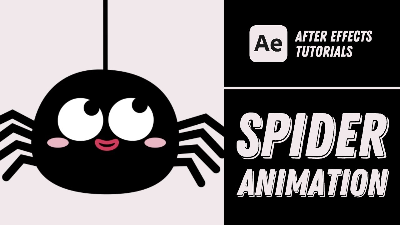 Spider Animation 🕷🕸 - After Effects Tutorial #34