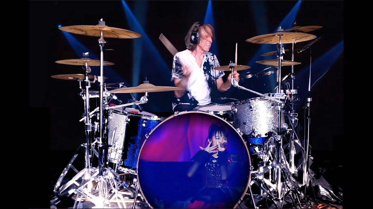 BABYMETAL- Suzuka Nakamoto, Tamashii no Rufuran (drums) #babymetal #ludwigdrums