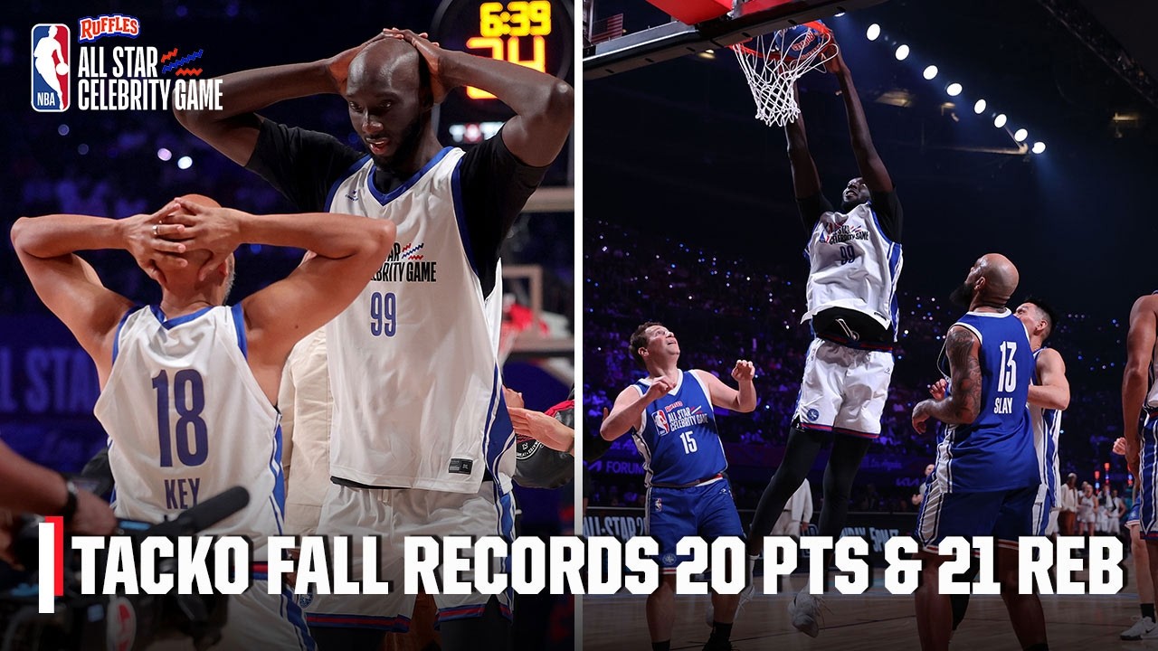 Tacko Fall HIGHLIGHTS from the 2026 NBA All-Star Celebrity game 🤩