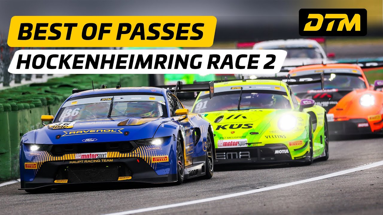 Overtakes That Made History! 🚀 | DTM Race 2 Hockenheim Finale 2025