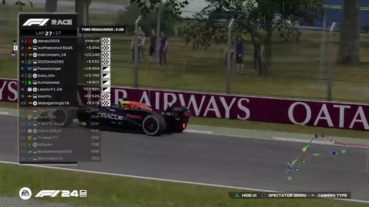 F1 24 PRL S1 R1 Monza Szezonnyitó