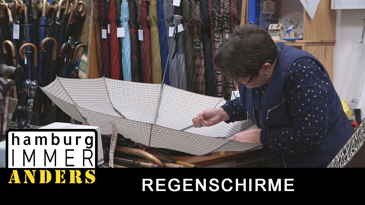 Handgemachte Regenschirme gegen Massenware - Hamburg immer anders!
