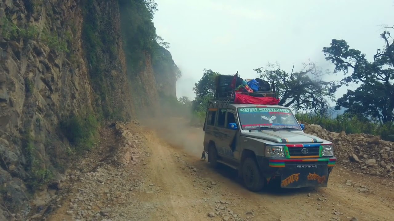 Chandragiri Bhanjyang to Thankot Road Condition