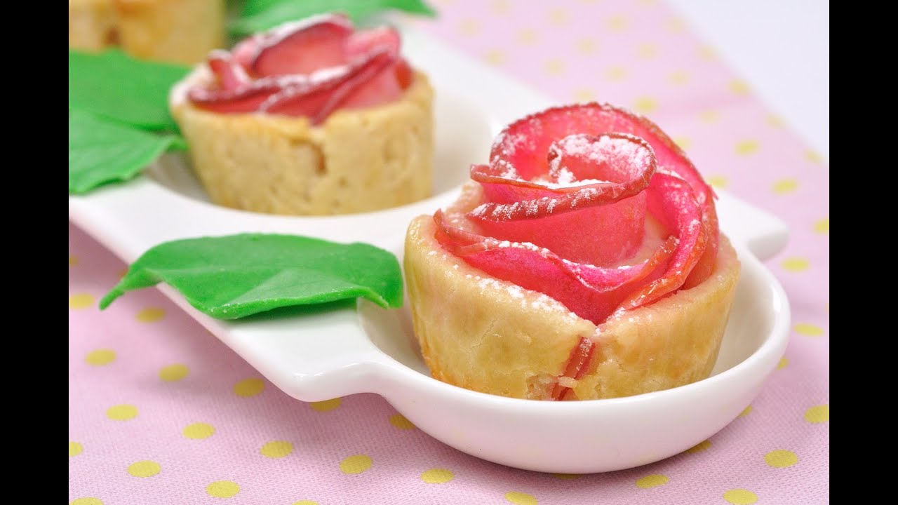 ทาร์ตกุหลาบวาเลนไทน์ Valentine Rose Tart (เมนูวาเลนไทน์)