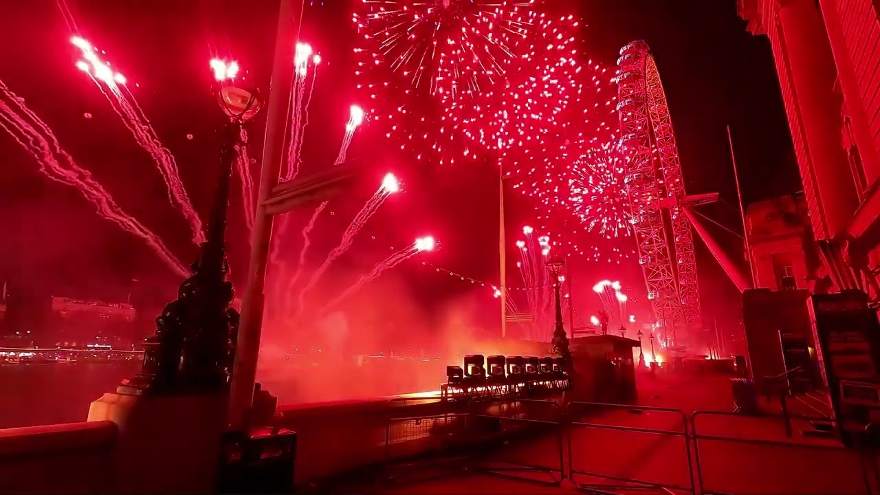 Showtime of London NYE Fireworks 2026