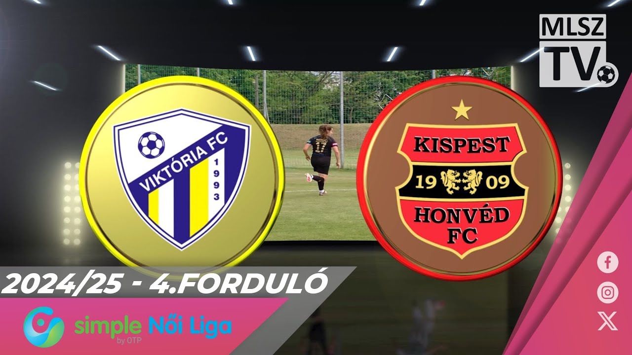 Viktória FC - Budapest Honvéd FC | 0-0 | Simple Női Liga | 4. forduló | MLSZTV