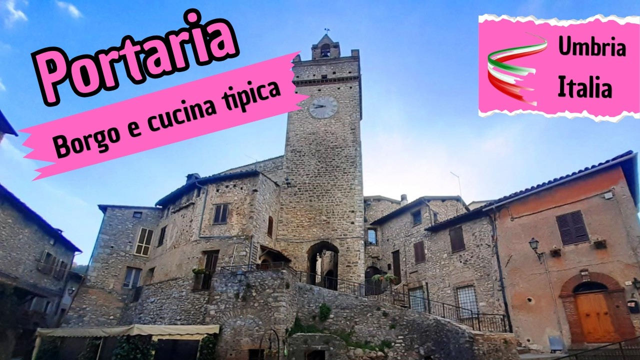 Walking Tour Portaria 🚶&zwj;♂️ | Borgo Medievale tra i Monti Martani 🌄 Umbria