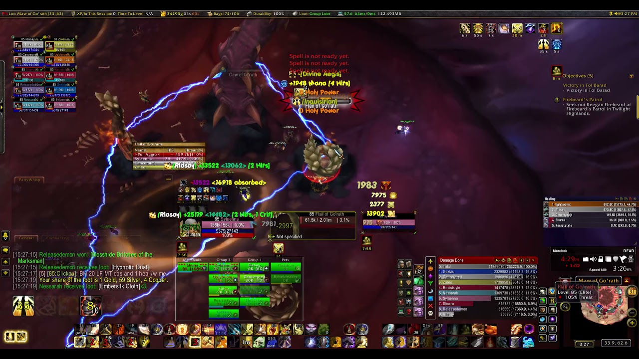 Day in Dragon Soul 10 5HC - Paladin PoV