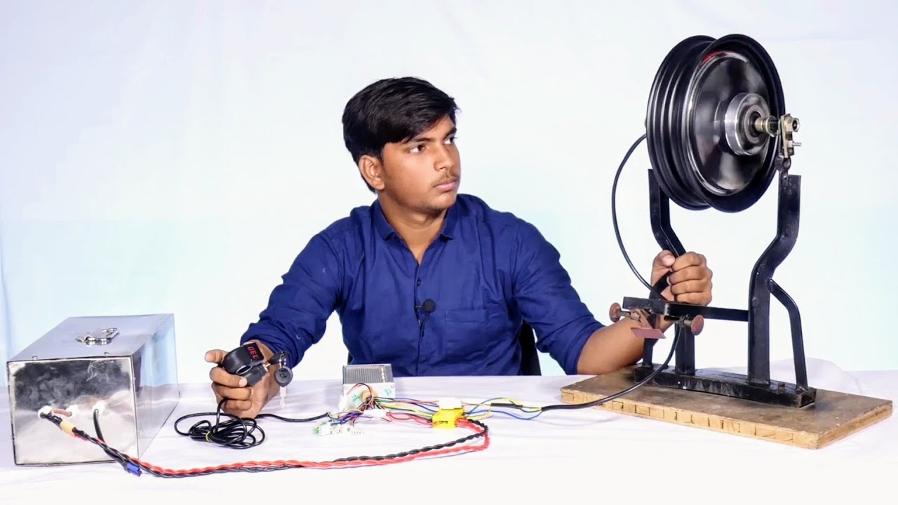 BLDC Hub Motor Wiring Connections || @CreativeScienceOfficial