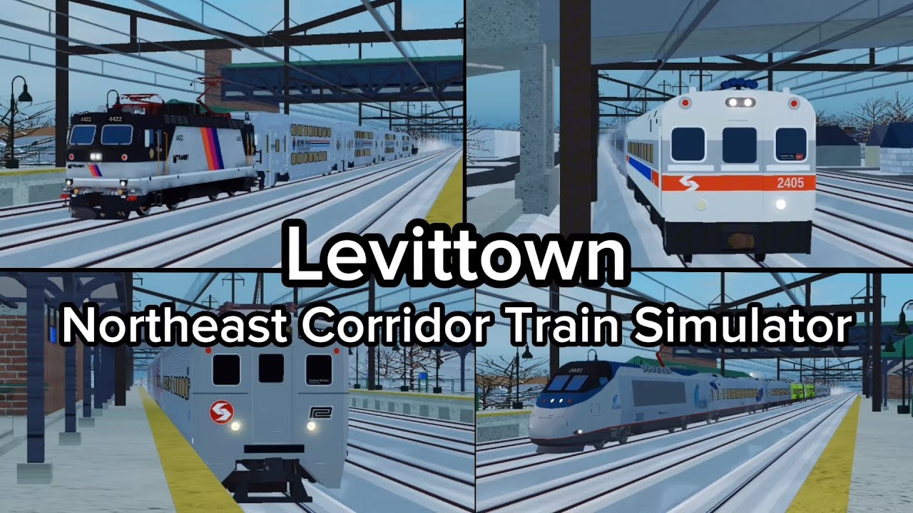 Railfanning at Levittown - Roblox Northeast Corridor Train Simulator
