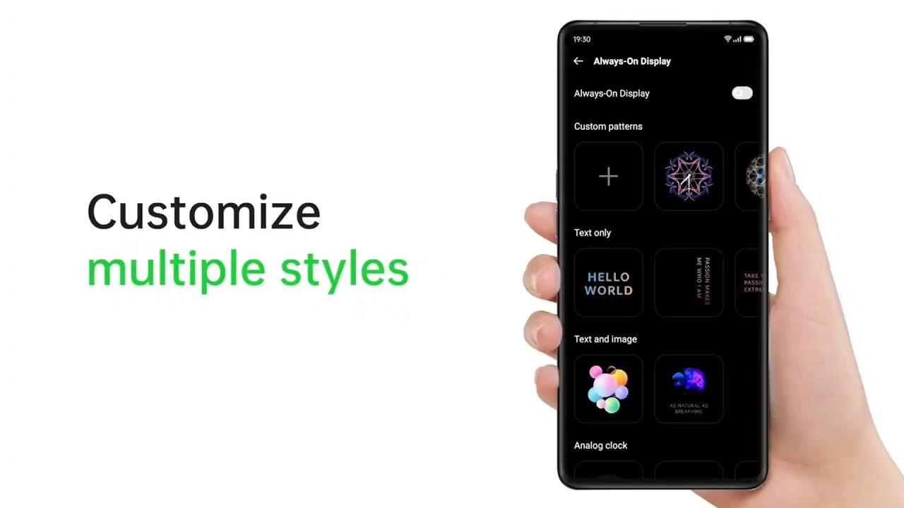 Reno5 Pro | How to Customize a Unique Always On Display | ColorOS 11