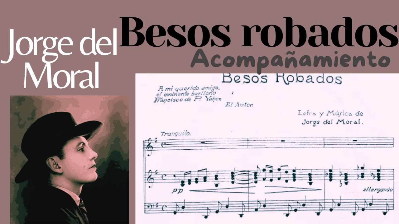 Besos robados (acompañamiento) - Jorge del Moral