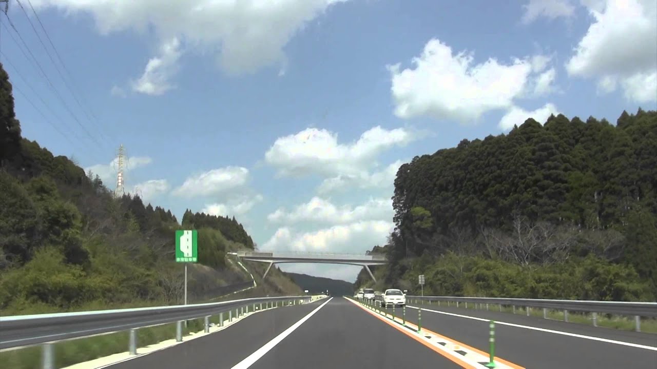 宮崎自動車道〜東九州自動車道 都城IC〜蒲江IC (BGM入り)