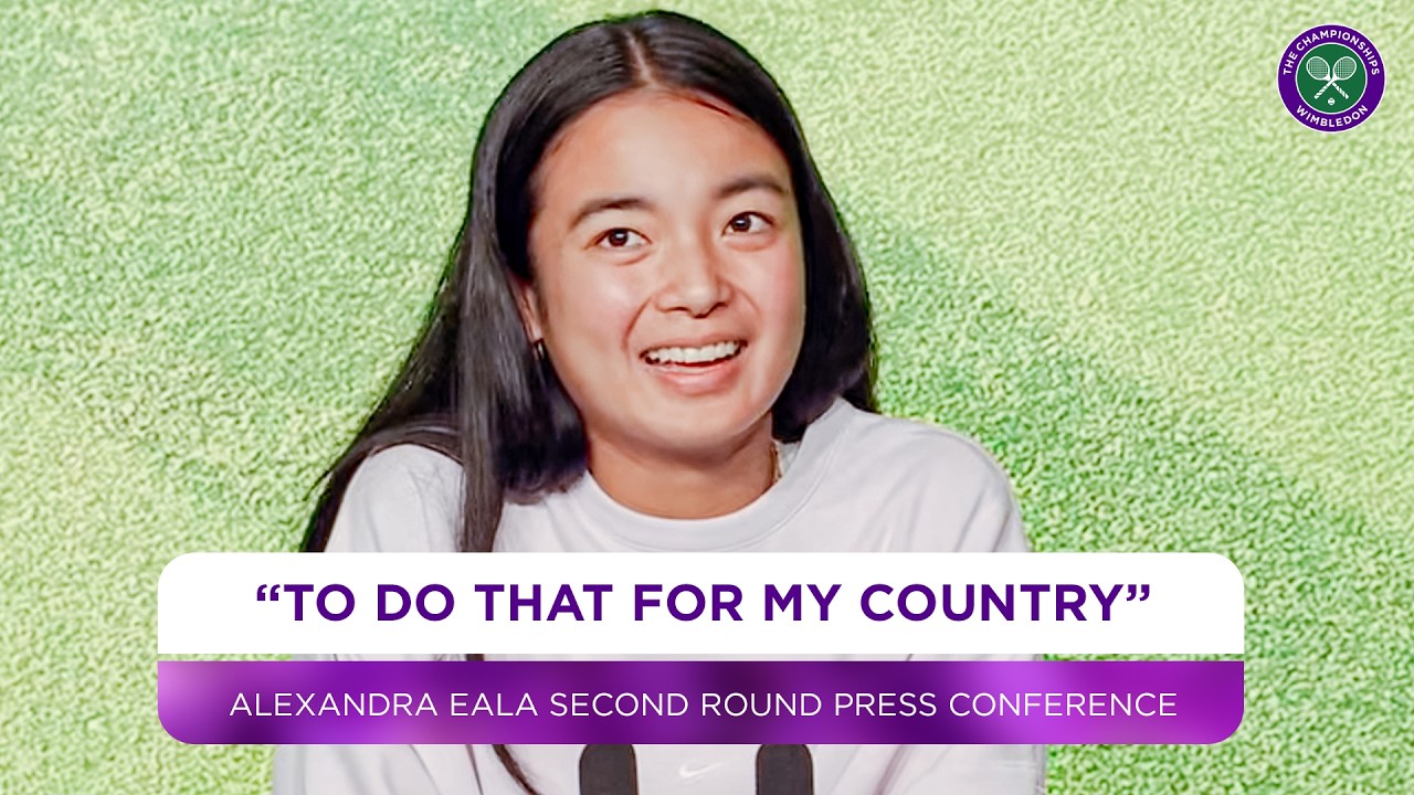Alexandra Eala on her historic win | Second Round Press Conference | Wimbledon 2026