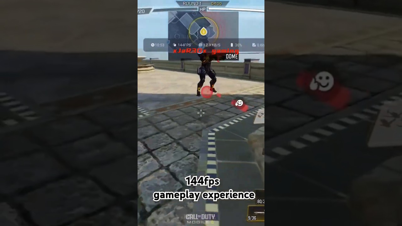 144fps gameplay experience in Call of Duty Mobile Multiplayer #fps #gameplay