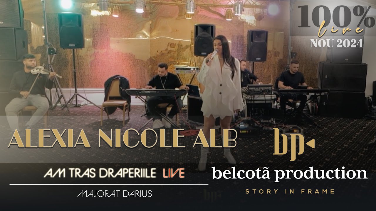 Alexia Nicole Alb & Vulturii Banatului - Am tras draperiile LIVE ⚪️ Majorat Darius