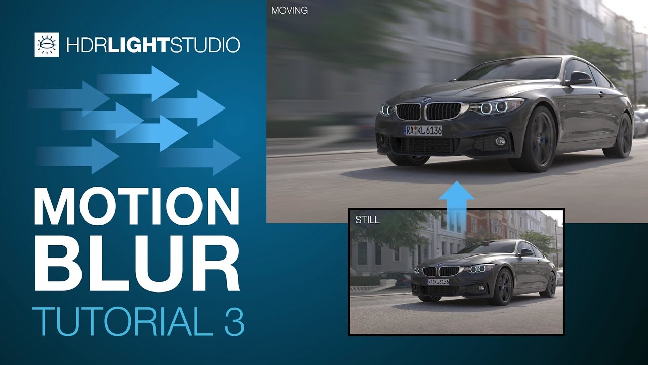 Motion Blur specific areas of the HDRI Map
