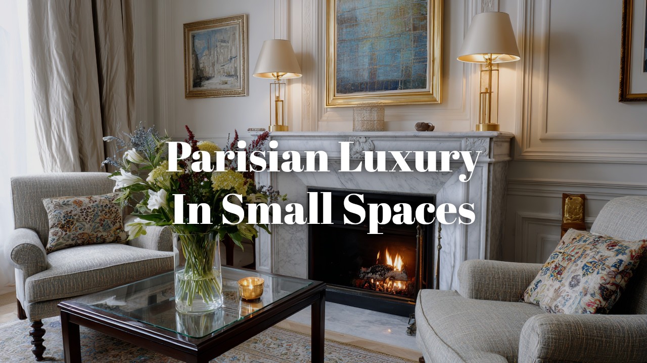 ✨ Parisian-Inspired Small Space Makeover: Cozy Luxury Decorating Tips