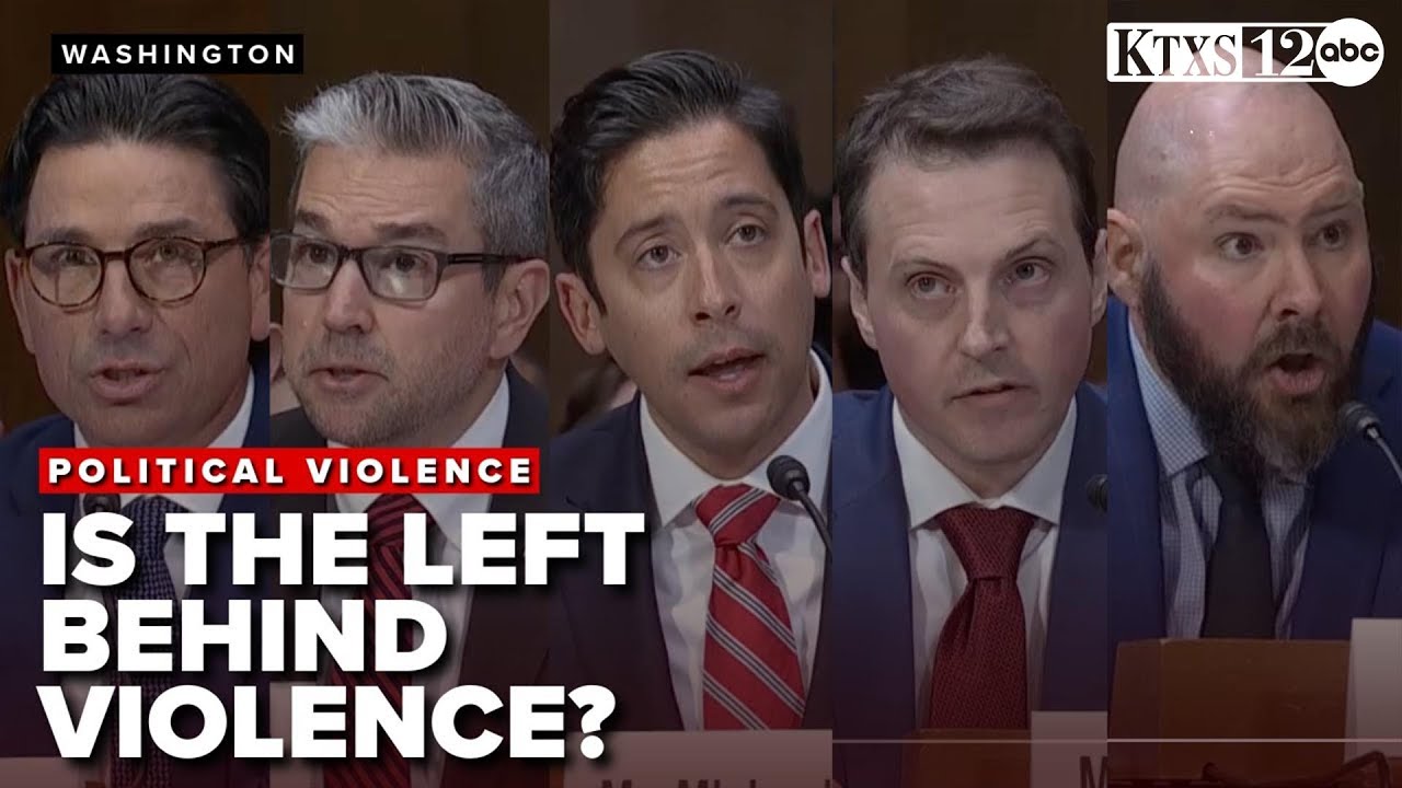 Left vs  Right  Senate hearing exposes deep rift over political violence in America