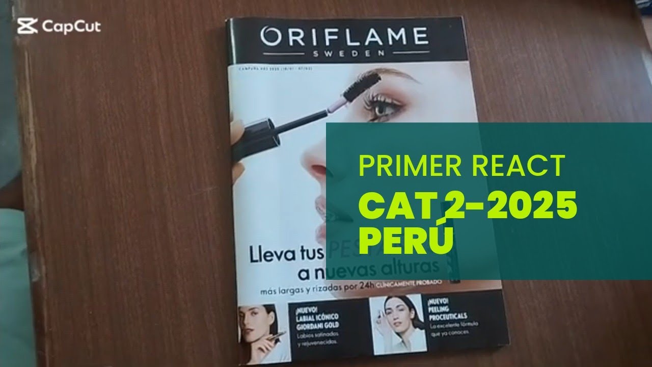 Primer React | Catálogo 2-2025 Oriflame Perú