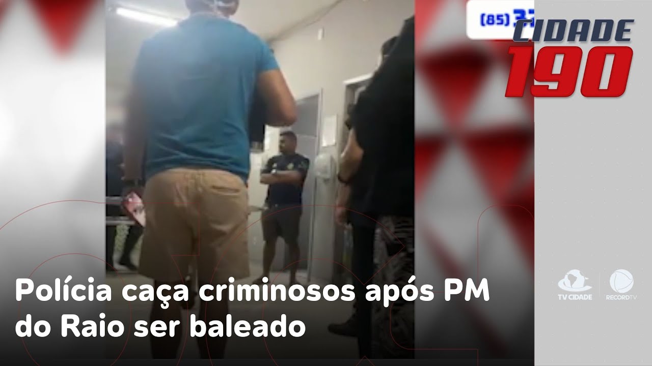Polícia caça criminosos após PM do Raio ser baleado durante patrulhamento na BR-020 | Cidade 190