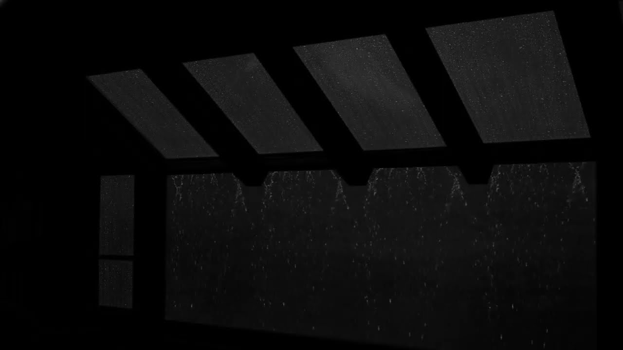 Deep Nordic Rain at Midnight 🌧️ | Midnattsregn i Norsk Skog | Dark Forest Calm | Sleep Ambience