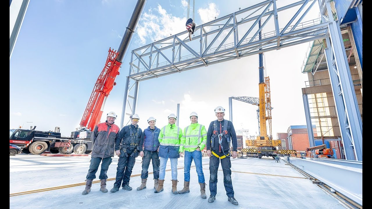 Project in beeld: Montage vakwerkspant - Hoogezand