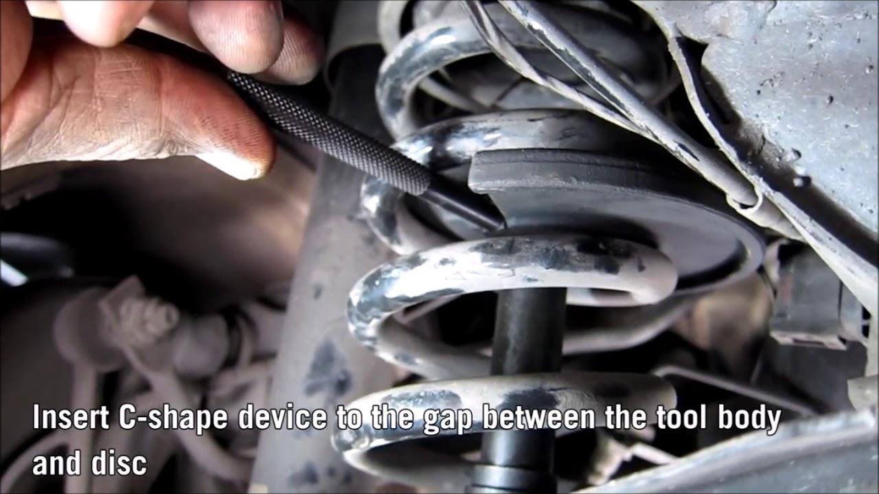 Coil Spring Compressor for Wishbone Suspension ON CAR instructional video TBT1001