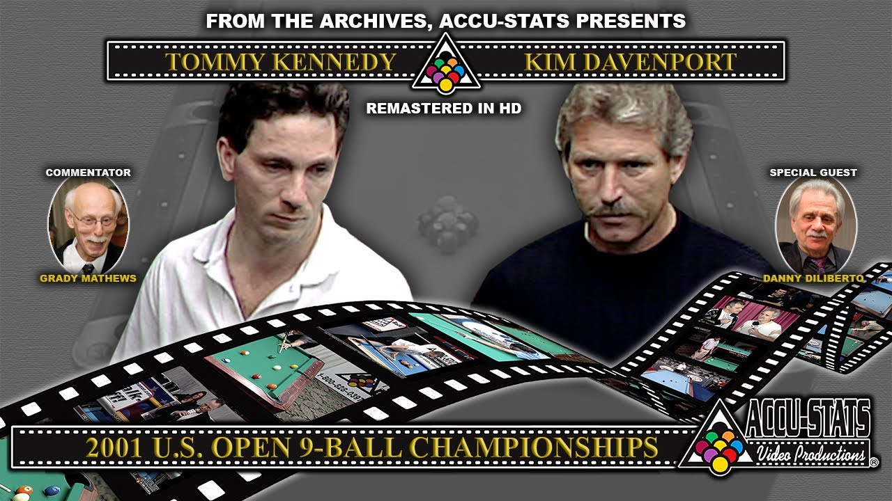 9-Ball - KIM DAVENPORT vs TOMMY KENNEDY - 2001 US Open 9-Ball Championship