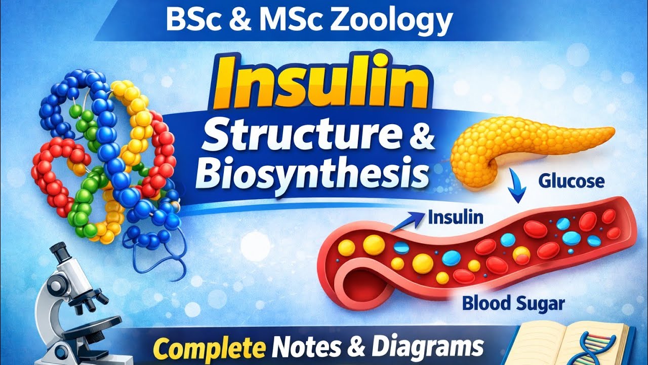 Insulin &ndash; Structure and Biosynthesis | Zoology Notes for BSc & MSc | PDF Notes