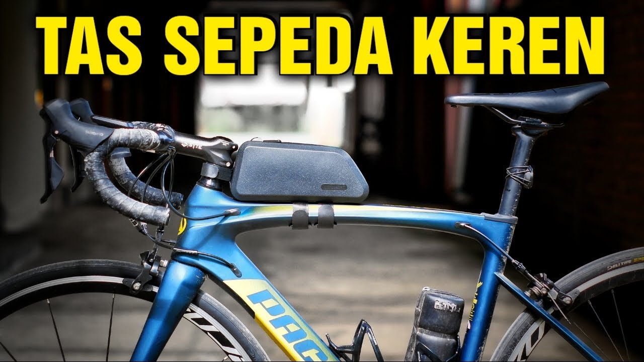 TAS SEPEDA AERO BISA MUAT BANYAK || tas top tube sepeda Rhinowalk K30