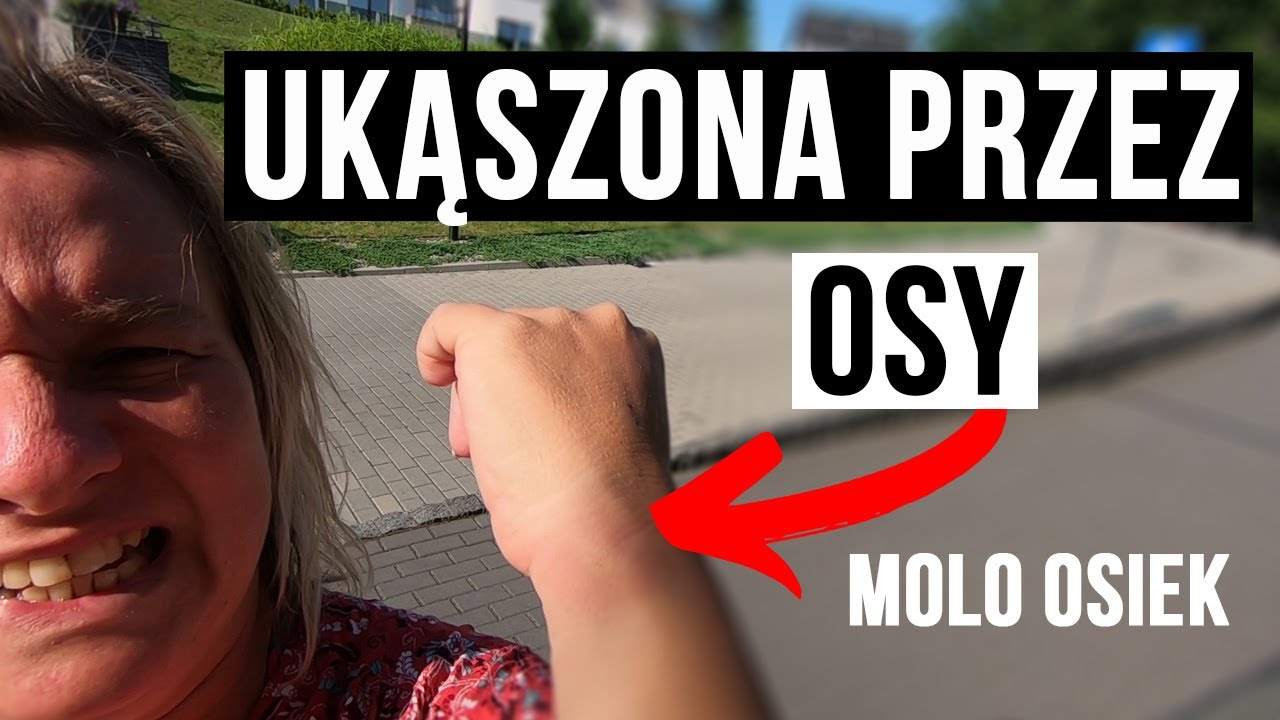 Ukąszona Przez OSY Laura Najlepszym Krojaczem. Molo Osiek