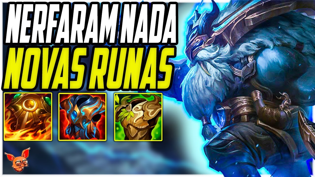 ORNN TOP com as NOVAS RUNAS está MUITO OP - ORNN WILD RIFT NOVA BUILD TIER S