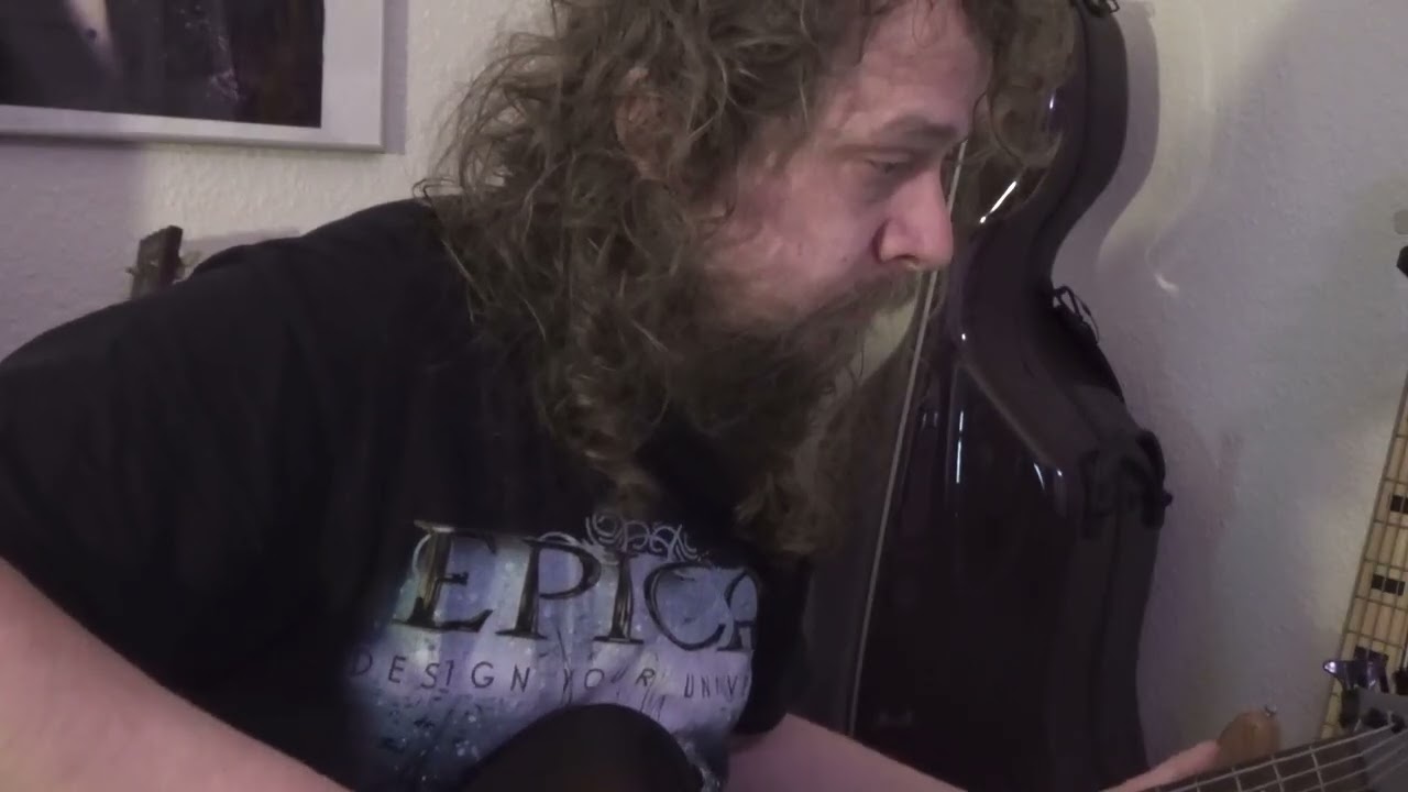 Practice time: “Paranoid” on bass