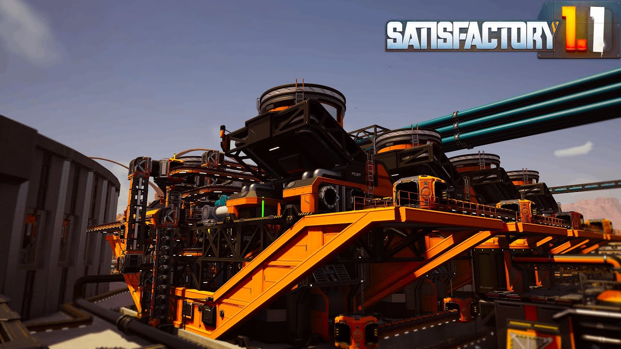 Manufacturing EVERYTHING destroyed my brain in Satisfactory 1.1