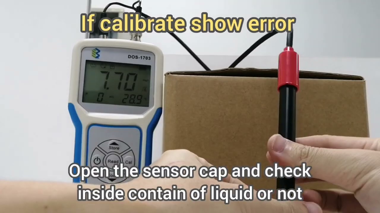 DOS 1703 Portable DO meter Calibration