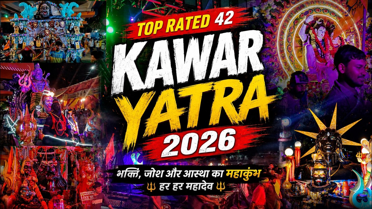 Kanwar Yatra 2026 Top 42 kawar | ऐसा नज़ारा पहले नहीं देखा होगा | Bol Bam 🚩 | Mahadev #shiv #youtube